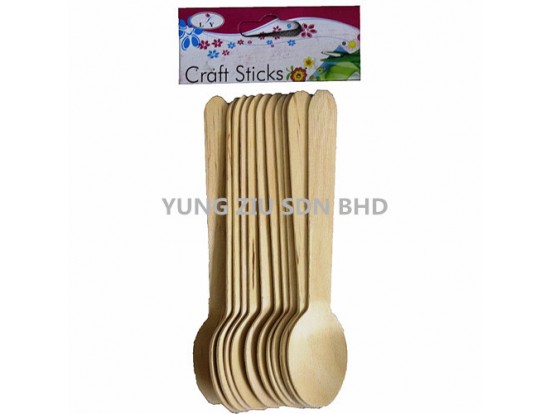 WOOD SPOON (12 STICKS)